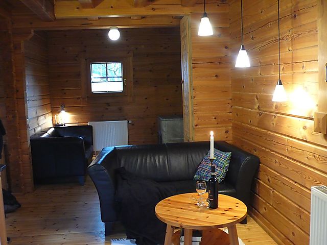 Chalet am Steinhuder Meer- Blockhaus mit Sauna oder Kamin für 4-5